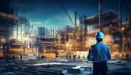 Construction site background